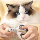 10 x Cat Nail Clippers with Safety Guard - Professional Cat Claw Trimmer for Cats & Small Pets, 2mm Over-Cut Protection, Non-Slip Ergonomic Handle & Stainless Steel Blade (Beginner Friendly)