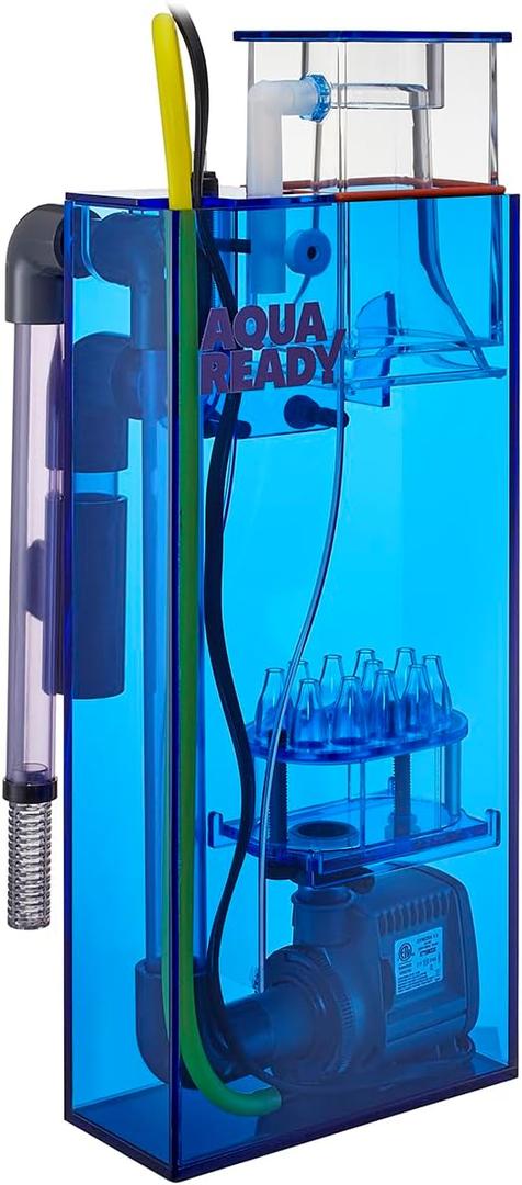 Hang On Back Protein Skimmer for Saltwater Aquariums HOB-1.5, Up to 75 Gallon Fish Tank Filtration, Hang On External, Adjustable, Ultra Quiet Pinwheel Pump