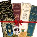 Arabian Oud Bakhoor Incense Sticks -   (3 Variants, 40+ Incense) Deep Warm Arabic Incenses Like Al Nasaem, Hoor Alain & Al Raheeb Oud Bukhoor | Perfect Islamic Gifts or Eid Gifts