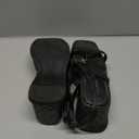 Circus NY by Sam Edelman Women's Odette Wedge Sandal (Size6, Black Leather)