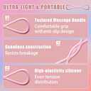 2PCS Figure 8 Resistance Band with Handles - Heavy Duty 8 Shaped Exercise Band for Shoulder Arm & Back Toning Full Body Workout Equipment for Home & Gym