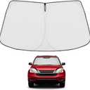 Proadsy 2025 Upgrade Windshield Sun Shade Custom Fit 2023-2024 2025 Honda CRV 4-Layer Foldable Front Sunshade Protector Sun Visor Blocks UV Rays Keep Car Cooler Accessories