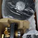 Delta Nicoli 14 Series H2Okinetic Shower Faucet Set, Matte Black Shower Head and Handle Set, Valve Trim Kit, Matte Black 142749-BL (Shower Valve Included)