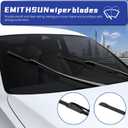 OEM QUALITY 26" + 18" Premium All-Seasons Stable And Quiet Windshield Wiper Blades(Set of 2)