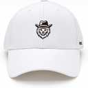Cotton Baseball Cap  Soft, Lightweight & Breathable Adjustable Hat for Men & Women, One Size Fits Most (White Lion)