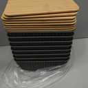 Stackable Storage Basket: Plastic Baskets Bins, Baskets for Organizing, Pantry Decorative Containers for Closets, Cabinets, Shelves(8 Pack, Grey)