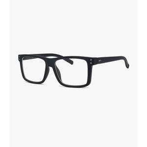 Eyekepper Oversized Reading Glasses Square Large Frame Readers for Men and Women, Pack of 2, Black and White