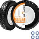 8-Inch Mower Wheel fit for Oregon 72-108, Replace for Stens 195-024, Also fit for AYP 103670X, Craftsman 33958, MTD 734-04585, 8" x 1.75" Universal Wheel, 2Pcs