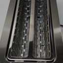Mueller UltraToast Full Stainless Steel Toaster 4 Slice, Long Extra-Wide Slots for Bagels and Waffles, 6 Browning Levels, LED Display, Cancel/Defrost/Reheat Functions & Removable Tray, Kitchen Gadgets