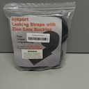 Ayaport Lashing Straps with Buckles Adjustable Cam Buckle Tie Down Cinch Strap for Packing Black 4 Pack (1'' x 8')