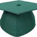 Newrara Graduation Unisex Matte Adult Graduation Cap with Tassel (Green)