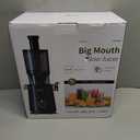 Juicer Machines Easy to Clean, with Wide Mouth & Large Feed Chute, Cold Press Juicer For Whole Fruits & Vegetables, Slow Masticating Self Feeding for Juice Extractor Machine, High Juice Yield