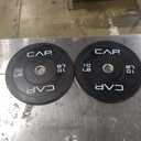CAP Barbell Rubber Olympic Bumper Plate | Multiple Options/Colors, Set of 10lb Plates
