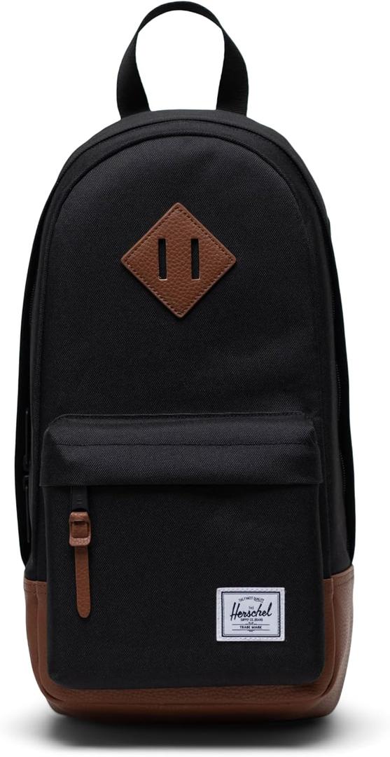 Herschel Supply Co. Heritage Shoulder Black/Tan, 8L (One Size)