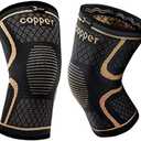 JIUFENTIAN Copper Knee Braces for Men and Women (2 pack) -Knee Supports Copper Compression Knee Sleeve for Knee Pain, Arthritis, Sports and Recovery Support (4X-Large)