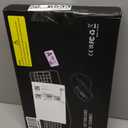 Wireless Keyboard and Mouse Combo, 2.4G Full Size Wave Keys Ergonomic Keyboard with Wrist Rest and 3Level DPI Adjustable Wireless Ergonomic Mouse for Windows, Mac OS Desktop/Laptop/PC(Black)