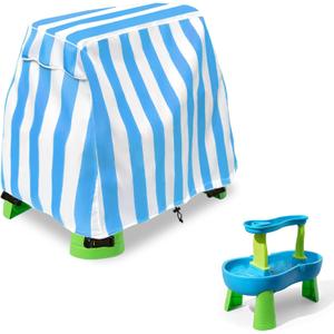 Okcool Kids Water Table Cover Fit Water Table,Outdoor Water Table Toys Cover, A Wide Selection of Cute Colors and Patterns (Blue) 41"Lx25"Wx33"H