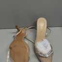 DREAM PAIRS Women's High Heels Destiny Closed Toe Strappy Heels Sexy Rhinestone Ankle Strap Pumps Wedding Bridal Party Dress Shoes Destiny Size 11