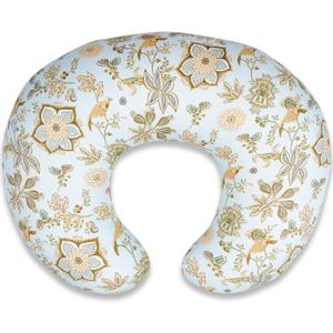 Nursing Pillow & Breastfeeding Pillow Ergonomic C-Shape for Breastfeeding & Bottle Feeding, Standard Size Breathable with Washable Cover, Hypoallergenic,Tummy Time & Sitting Support (0-12Months)