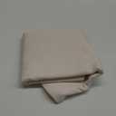 OTOSTAR Linen Throw Pillow Covers Set of 2 Decorative Square Pillowcases Cushion Covers 26x26 Inch for Home Decor Sofa Bedroom Car 65 x 65 CM Cream White/Beige
