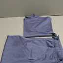 SAMPEEL Two Piece Sets for Women Summer Vacation Outfits Cap Sleeve Tops Lounge Matching Sets Clothing Beach Fashion Clothes (Small, Blue)