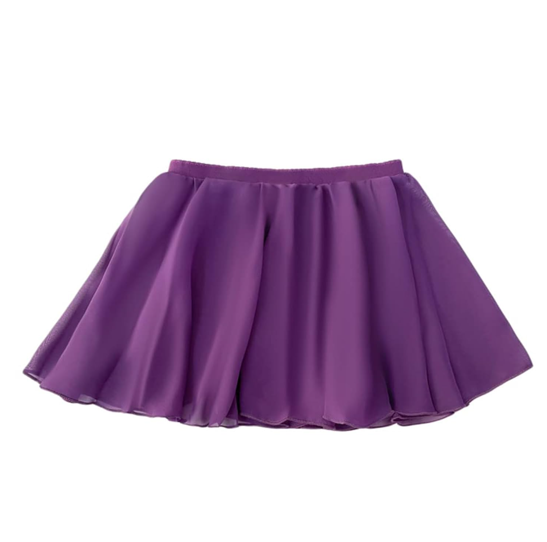 Girls Ballet Wrap Dance Skirt Chiffon Elastic Waist Lightweight Ballerina Dancewear XL