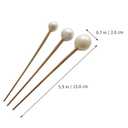 Metal Pearl Chopsticks Hair Sticks Set - 3 Pcs Chinese Hair Pins Clips for Women