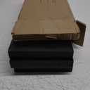 BAYKA Floating Shelves for Wall, Wall Mounted Rustic Wood Shelves for Bathroom, Bedroom, Living Room, Kitchen, Hanging Shelf for Books/Storage/Room Decor with 22lbs Capacity (Black, Set of 3, 15.7in) (15.7inches, Black)