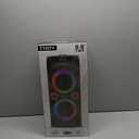 Karaoke Machine with 2 Wireless Microphones, Portable PA System Big Bluetooth Speaker with LED Lights, Remote Control Support Bass/Treble Adjustment, TF Card/USB, REC for Adult Kids Home Party