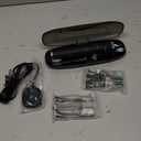 Aquasonic Black Series Ultra Whitening Toothbrush  ADA Accepted Electric Toothbrush- 8 Brush Heads & Travel Case  40,000 VPM Electric Motor & Wireless Charging - 4 Modes w Smart Timer (1 Count (Pack of 1))