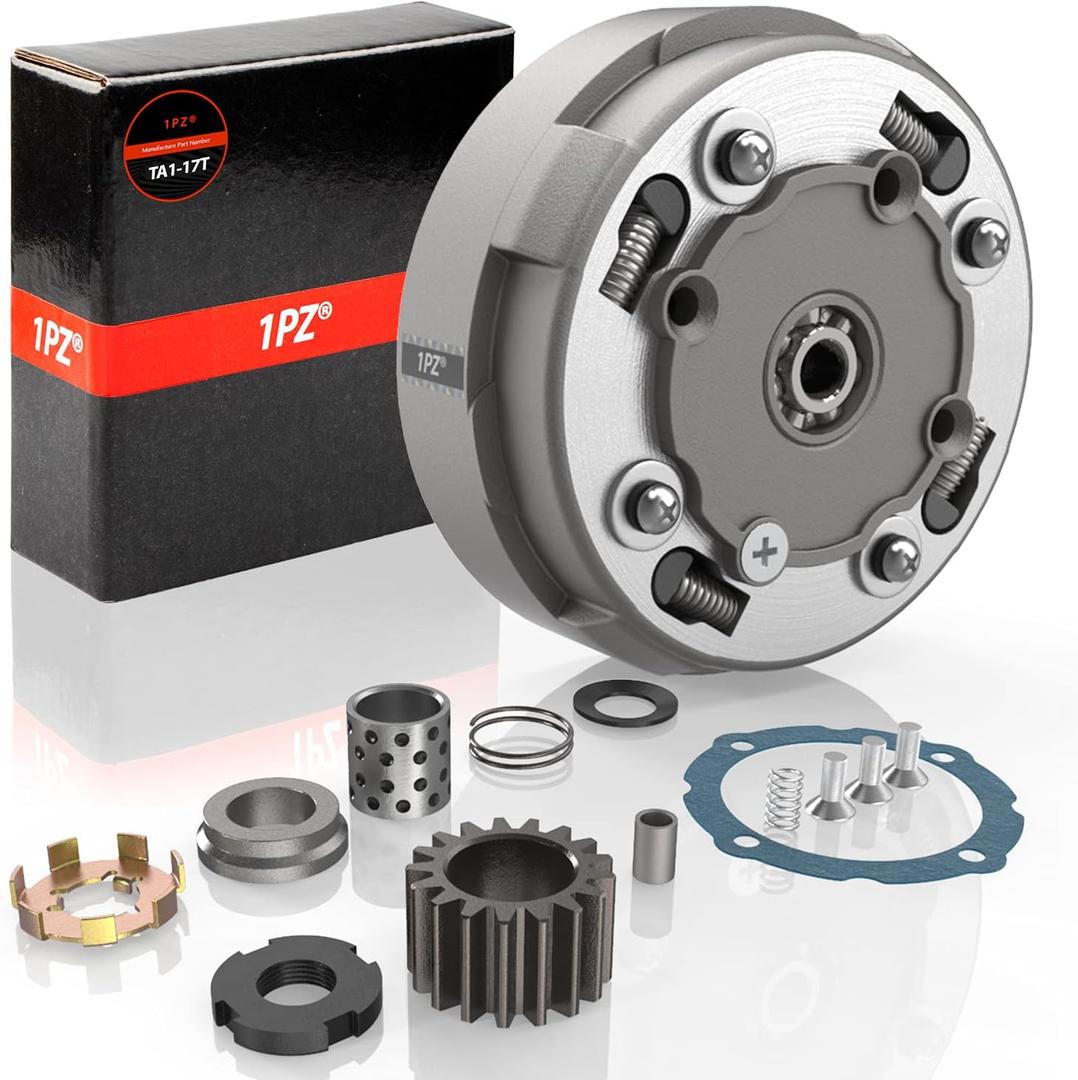 1PZ TA1-17T 17 Teeth Semi Automatic Clutch Assembly for 50cc 110cc 125cc 135cc ATV Quad Go Kart Dirt Bike Roketa Kazuma JCL NST SUNL Taotao