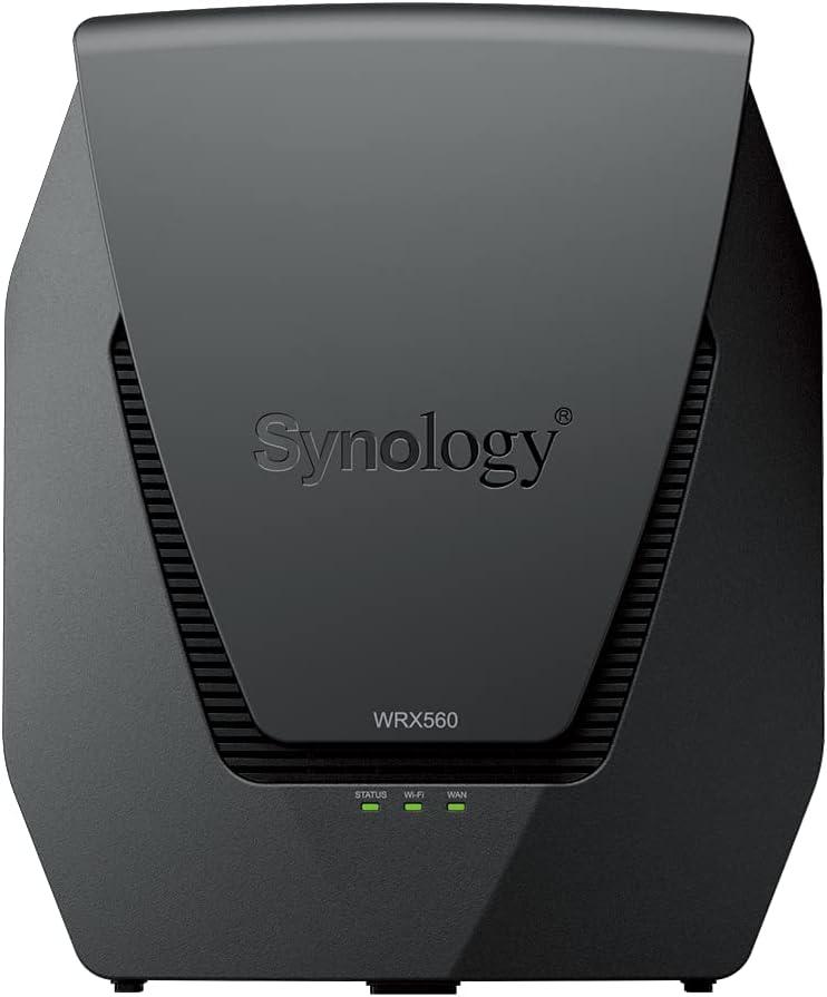 Synology WRX560 - Dual-Band Wi-Fi 6 Router, 2.5Gbps Ethernet, VLAN segmentation, Multiple SSIDs, parental controls, Threat Prevention, VPN (US Version)