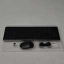 Wireless Keyboard and Mouse Combo, RGB Backlit, Rechargeable & Light Up Letters, Full-Size, Soft Typing, Sleep Mode, 2.4GHz Quiet Keyboard Set for Mac, Windows, Laptop, PC, Trueque (Black)