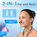 650nm Red Light Therapy Device for Nose & Ear - Portable 2-in-1 Red Light Therapy with Silicone Sleeve, Non-Invasive Nasal & Ear Soothing Device for Personal Wellness, Compact & Easy to Use (Classic)