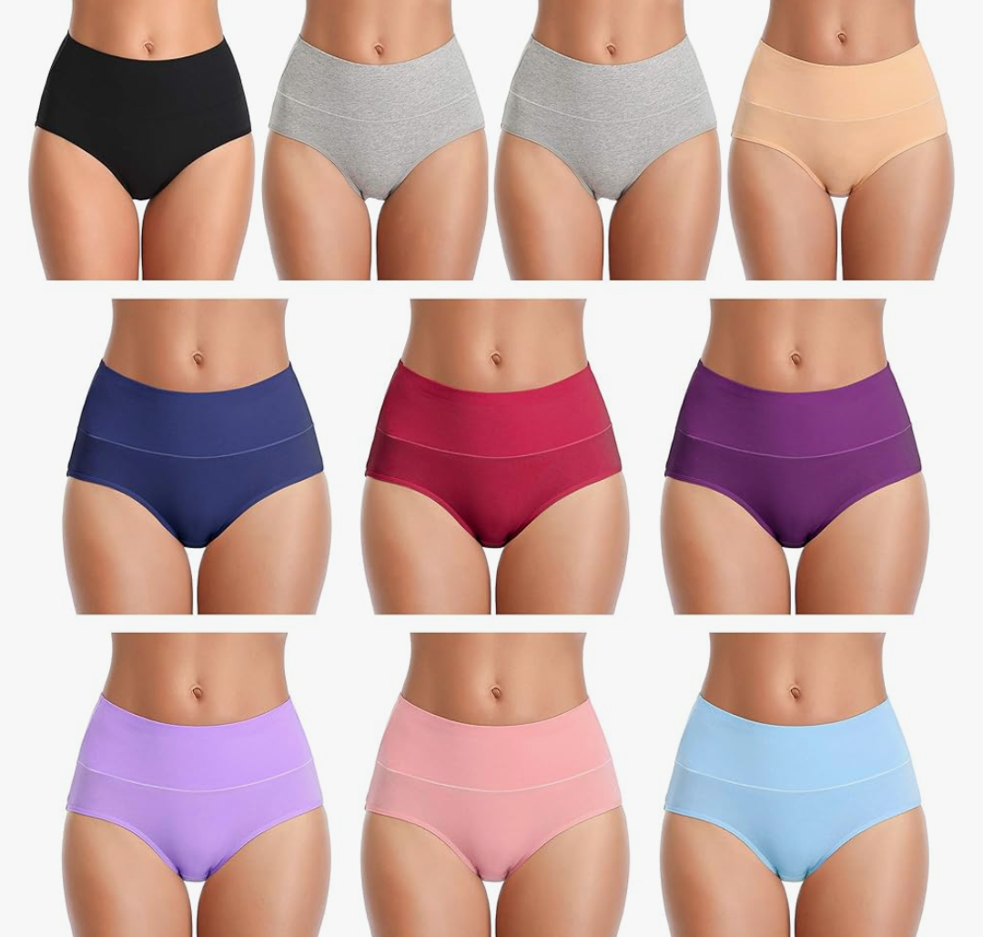 Womens Cotton Underwear Breathable Stretch Postpartum Panties Full Coverage Ladies Briefs Multipack
XL