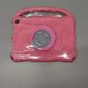 Tablet Case for Kids(2024/2022/2020 Release,12th/10th Generation),Incompatible with iPad Samsung,Shock Proof Friendly,360 Rotating Grip Stand,Portable Handle Kid-Proof Case (Light Pink)