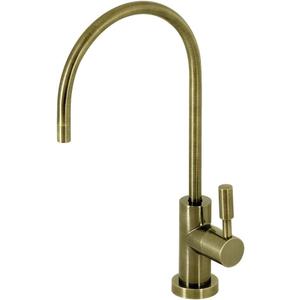 Kingston Brass KSAG8193DL Concord Reverse Osmosis System Filtration Water Air Gap Faucet, Antique Brass
