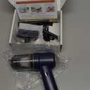 KMM Handheld Car Vacuum Cleaner, 9000Pa Vacuum Cleaner and Air Duster, 120W High Power Hand Held Vacuum with LED Light and Multi-Nozzles for Car, Home, Office, Pet (Blue)