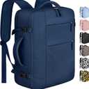 Capolo Travel Backpack for Women Men Waterproof Laptop Backpack Airlines Approved Carry On Backpack Bag Computer Bookbag for Business, Work, Traveling Fits 15.6 Inch Laptop(Dark Blue)
