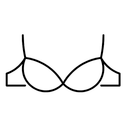 Swimsuit L, White and Grey