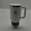 Hydro Flask 32 Oz Travel Tumbler with Handle, Lid and Straw - Insulated Stainless Steel in White