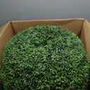 Faux Boxwood Topiary Balls with UV-resistant PVC Leaves Decorative Balls for Backyard, Balcony,Garden, Wedding and Home Décor, count of 4, size: in diameter 18"