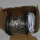 Stainless Steel Chain Chain Tool, 50ft Stainless Steel Chain Hanging Chain Tool, Jack Small Stainless Chain Tool DIY Metal Chain Tool Can Be Used for Lighting, Bird Cages, Doorplates