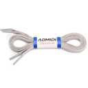 AOMIDI 2 Pair Flat Shoelaces 5/16" for sneakers and converse shoelaces replacements (36" inches (91 cm), Gray)