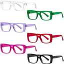 Eyekepper Metalless Screwless Spring Hinge Reading Glasses for Women - 6 Pack Durable Ladies Readers +1.50