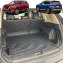 Cargo Mat Compatible with 2021-2026 Nissan Rogue Trunk Mat and Rear Backrest Mat Cargo Liners (not fit Rogue Sport)