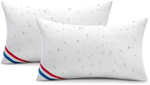 MIULEE Outdoor Pillows Pack of 1 12x20 Inch Outdoor Pillow Inserts Waterproof Decorative Throw Pillow Inserts, Rectangle Water Resistant Pillow for Garden Couch Furniture