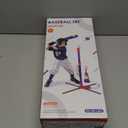 3-in-1 Baseball Set for Kids 3-5 - Tee Ball Stand, Hanging Tee, Ball Launcher and 6 Softballs - Adjustable Height, Indoor/Outdoor Sport Gifts for Boys Girls, Blue