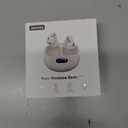 Open Ear Clip Wireless Earbuds Bluetooth 5.4, Lightweight Comfort Sports Bone Conduction Headphones Built-in Mic for Clear Audio, Stable Fit Earphones 24H Play-Beige