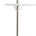 Extra Capacity Garment & Clothes Drying Rack, Adjustable-Height, 120 Pieces of Clothes, Stainless Steel, 4 Caster Wheels (White)